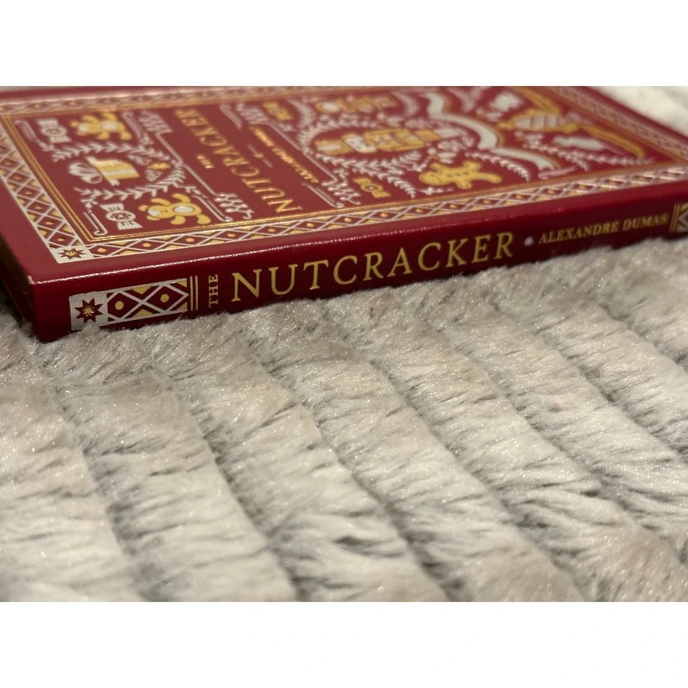 The Nutcracker Alexandre Dumas Hardcover Decorative Red Gold Gilded Book Classic